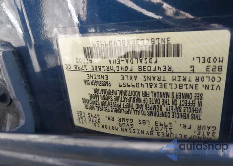 2008 Nissan Versa 1.8S from USA, damaged, VIN 3N1BC13EX8L409959